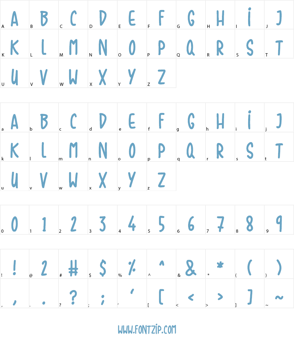 Sudden Desires Font Character